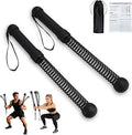 Weighted Ropeless Battle Ropes - Heavy Duty Cordless Workout Ropes with Non-Slip Spiral Handles | Portable Home Gym Equipment for HIIT, Strength Training & Cardio | Men & Women