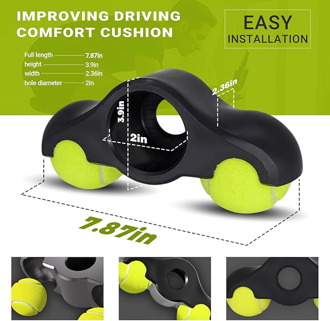 4 Pack Bike Trainer Rocker Feet, Indoor Bike Trainer Stand Rocker Feet Adapters, Indoor Cycling Snap Rocker Feet Adapters with 8 Pack Tennis Balls for Wahoo Kickr Core 1,Indoor Cycling Accessories