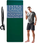 Tatago Hot Yoga Mat Non Slip-Professional Grade Natural Rubber Yoga Mat, Pliates Mat, Stretching Mat or exercise mats for home workout. Nonslip for Hot and Sweaty Classes. Includes Yoga Strap for Carrying and Stretching too.