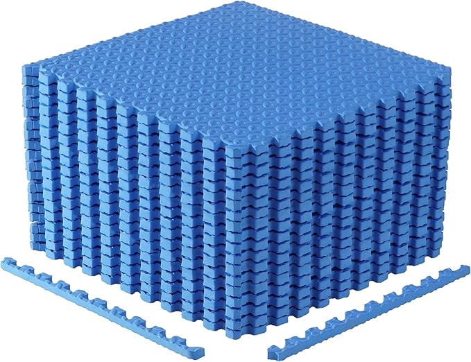 CAP Puzzle Exercise Mats | 3/4” Thick EVA Interlocking Foam Tiles for Home Gym Flooring | Multiple Options