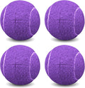 ANCKNE Walker Tennis Balls Precut Tennis Balls for Walkers 4PCS Walkers Legs Universal Precut Glide Balls, Heavy Duty Long Lasting Felt Pad Glide Coverings for Furniture Legs and Floor Protection