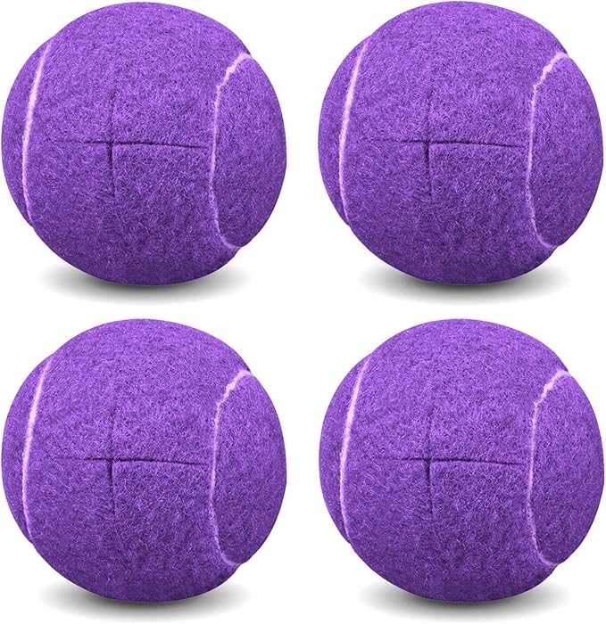 ANCKNE Walker Tennis Balls Precut Tennis Balls for Walkers 4PCS Walkers Legs Universal Precut Glide Balls, Heavy Duty Long Lasting Felt Pad Glide Coverings for Furniture Legs and Floor Protection
