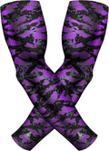B-Driven Sports Pro Fit Compression Arm Sleeves for Men Women & Youth - Volleyball Golf Running Baseball Basketball - Pair