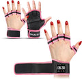 Workout Gloves for Men & Women, Smartwatch Compatible Ventilated Gym Gloves with Wrist Wrap Support, Breathable Weight Lifting Gloves for Fitness, Training & Cycling with Excellent Grip