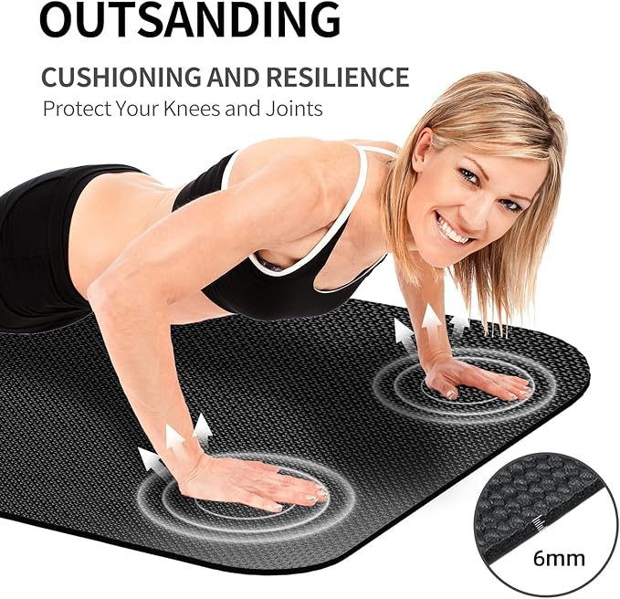 Treadmill Mat,Bike Mat Compatible with Peloton Bike Elliptical Treadmill,Folding Pad Exercise Equipment Under Exercise Trainer Pad for Stationary Indoor Spin