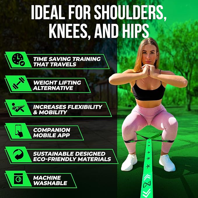 Two8 Bands Multi Loop Resistance Band for Working Out - Home Gym Loop Resistance Bands for Women & Men, Athletic Rehab Equipment Workout Loops, Sports Fitness Gear
