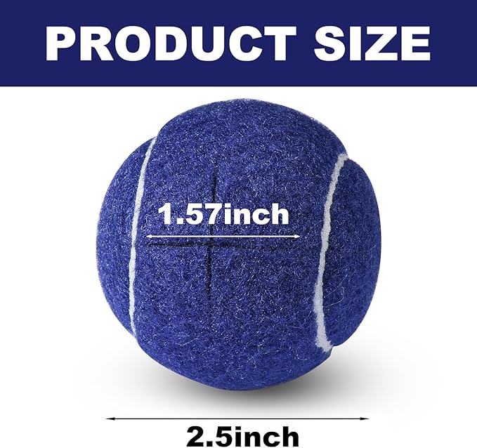 ANCKNE Walker Tennis Balls Precut Tennis Balls for Walkers 4PCS Walkers Legs Universal Precut Glide Balls, Heavy Duty Long Lasting Felt Pad Glide Coverings for Furniture Legs and Floor Protection