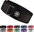 Weight Lifting Belt for Squats, Weightlifting Belt for Deadlifts - 4in Back Support for Bodybuilding | Powerlifting, Locking Metal Buckle, Weight Lifting Belts for Men - Quick Locking