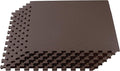 We Sell Mats 3/8" Thick Multipurpose EVA Foam Exercise Floor Mat, Interlocking Tiles, Anti-Fatigue for Home or Gym