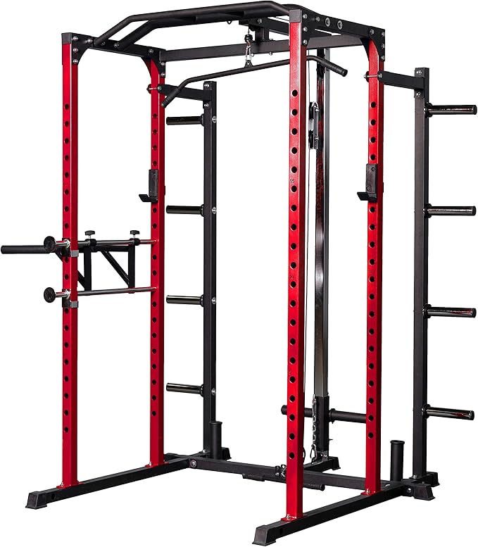 REP Fitness PR-1100 Power Rack - 700 lbs Rated Lifting Cage for Weight Training