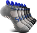 BULLIANT Men Running Socks,Active Ankle Socks No Show For Men With Cushioned Footbed Arch Support Breathable Wicking