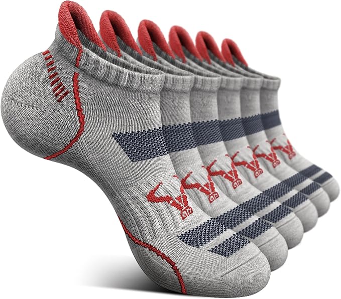 BULLIANT Men Running Socks,Active Ankle Socks No Show For Men With Cushioned Footbed Arch Support Breathable Wicking