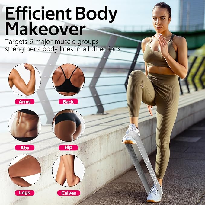 Fabric Resistance Bands for Working Out - Booty Bands for Legs -Glutes Training for Women and Men - Exercise Bands for Squats, Yoga, Physical Therapy -Home Gym Fitness