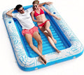 Inflatable Tanning Pool Lounger Float - Jasonwell 4 in 1 Sun Tan Tub Sunbathing Lounge Raft Floatie Toys Water Filled Bed Mat Pad for Kids Adult Blow Up Kiddie Ball Pit Pool (XL)