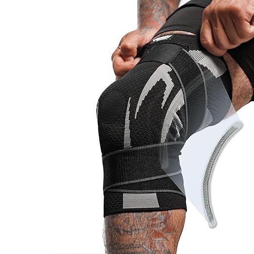 Anaconda Fightwear Stabilizer Knee Brace (XX-Large) - Compression Support Sleeve with Spring Stabilizers for Shock Absorption & Joint Health - Fits Left or Right Leg - Ideal for Athletes, Men & Women