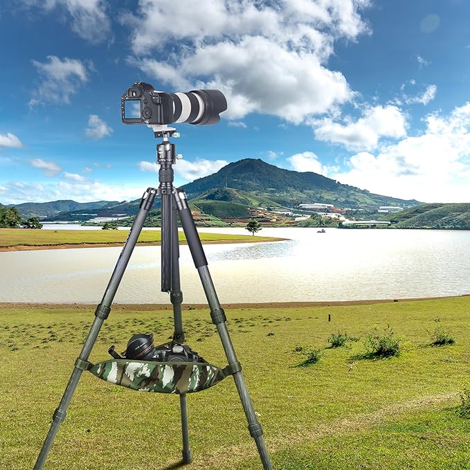 INNOREL TSB-40L Weight Bag Tripod Stone Waterproof Sand Bag for Universal Lightweight Travel Tripod Professional Camera Equipment Storage,Astrophotography Paintings,Load 33lb/15kg(Green Camouflage)