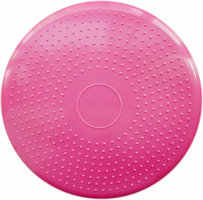 AppleRound Inflated Wobble Cushion with Hand Pump, Air Stability Board (Extra Thick), Core Balance Disc for Adults, Sensory Wiggle Seat for Kids, Flexible Seating for All Age, 13.5in / 34cm Diameter
