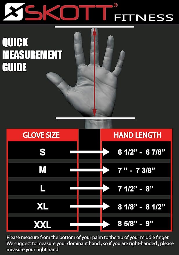 skott Evo 2 Weightlifting Gloves with Integrated Wrist Wrap Support-Double Stitching for Extra Durability-Get Ripped with The Best Body Building Fitness and Exercise Accessories