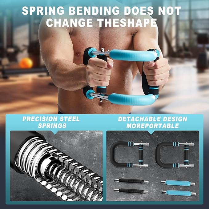 HOTWAVE Twister Arm Trainer, Adjustable Chest & Arm Exerciser for Men Women, Portable Home Fitness Equipment Kit for Upper Body Muscle Strength Training, Ideal for Self-Use or Gifting
