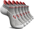 BULLIANT Men Running Socks,Active Ankle Socks No Show For Men With Cushioned Footbed Arch Support Breathable Wicking