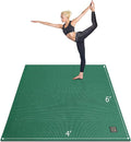 GXMMAT Large Yoga Mat 6'x4'/6'x6'/7'x5'(7mm/9mm), Extra Thick Workout Mats for Home Gym Flooring,Ultra Comfortable Non-Slip Quick Resilient Barefoot Wide Exercise Mat for Pilates,Stretching,Meditation