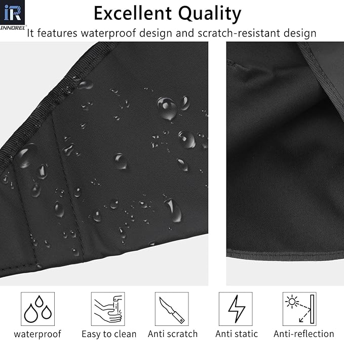 INNOREL TSB-40H Weight Bag Tripod Stone Video Sand Bag Waterproof SandBag for Universal Lightweight Travel Tripod Professional Camera Equipment Storage,Astrophotography Paintings,Load 33lb/15kg(Black)