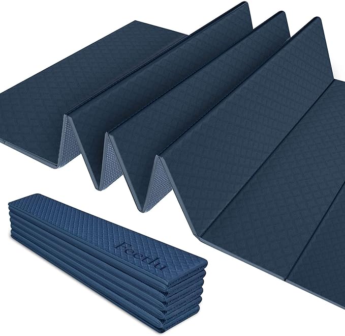 Foldable Yoga Exercise Mat – Lightweight, Anti-Slip, and Easy to Store for Yoga, Pilates, Home Workouts, and Floor Exercises