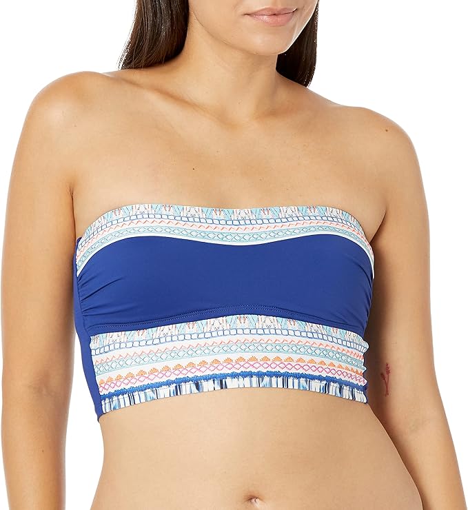 La Blanca Women's Bandeau Hipster Bikini Swimsuit Top