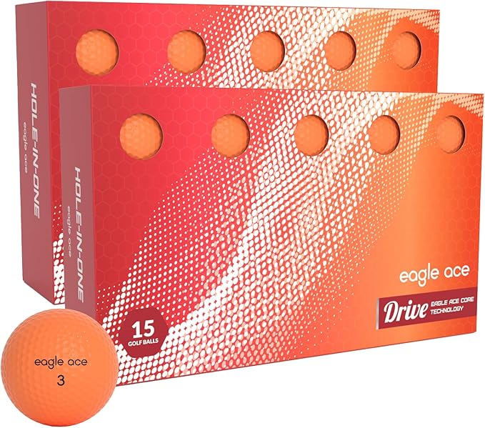 Eagle Ace™️ Drive Golf Balls-2 Layers-Maximum Distance,Optimal Spin Control (2024 Version