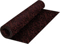 Genaflex Rubber Gym Floor Mat - 8mm Thick - Heavy Duty Commercial Protective Gym Flooring Roll (10% Red, 4' X 6')