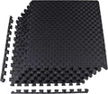 Elevon Puzzle Exercise Gym Flooring Mat, EVA Interlocking Foam Tiles Workout Mat for Home Gym, Fitness Equipment, MMA, Gymnastics, Shock-Absorbing Exercise Mat, Multi-Color