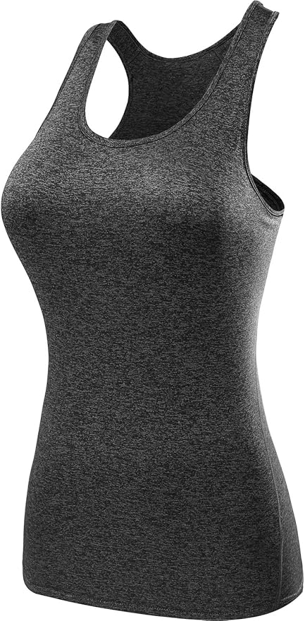 NELEUS Women's 3 Pack Compression Base Layer Dry Fit Tank Top