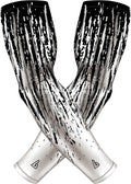 B-Driven Sports Pro Fit Compression Arm Sleeves for Men Women & Youth - Volleyball Golf Running Baseball Basketball - Pair