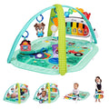Baby Einstein Farm Explorers 4-in-1 Kickin’ Tunes Musical Meadow Music & Language Discovery Gym, Ages 0 Months and Up