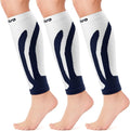 CAMBIVO 3-Pair Calf Compression Sleeves for Men & Women – Footless Socks for Shin Splints & Leg Pain Relief, 1 Pair Available