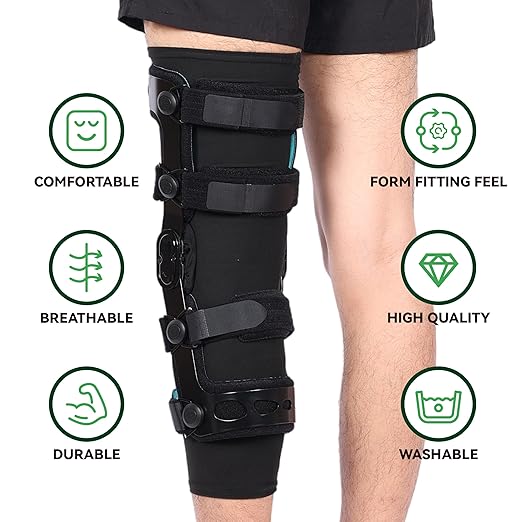 Orthomen Undersleeve Knee Brace Cotton Spandex Blend Knee Sleeves (2 Pack) for Women & Men, Breathable Knee Sleeve for Knee Bracing, Comfortable Knee Sleeve for Knee Braces,X-Large