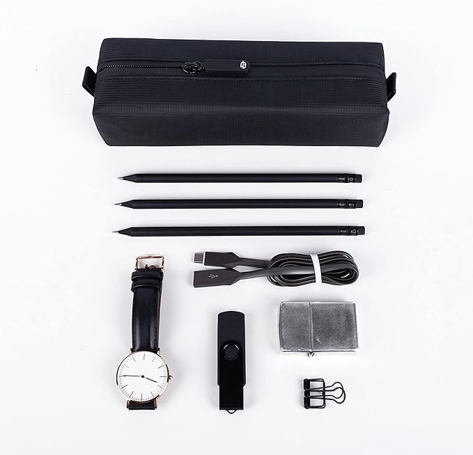 Comfyable Small Toiletry Bag for Men, Slim Mini Toothbrush Bag, Dopp Kit Bag
