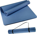 Extra Wide Yoga Mat 72"x 32" - Non Slip TPE Exercise Mat for Home Workout, 6mm High-Density Large Yoga Mat for Men & Women, Eco Friendly Pilates & Fitness Floor Mat with Carry Strap