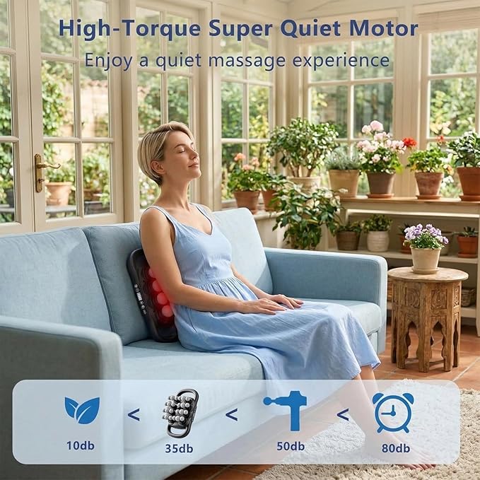 24 Head Massage Gun Deep Tissue, 9 Speeds & 9 Models Electric Percussion Muscle Massager, Quiet Portable Back Massager for Pain Relief, Relaxation for Back, Neck, Shoulders, Legs, Feet