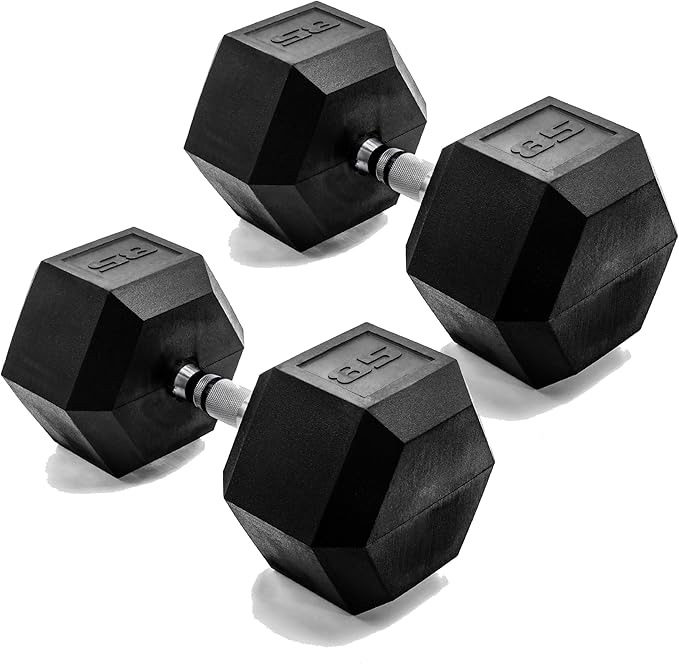 CAP Barbell Coated Dumbbell Weight | Multiple Options Pairs & Sets