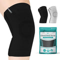 BraceAbility Plus Size Knee Brace for Women and Men – Compression Sleeve for Knee Pain Relief, Arthritis, Swelling, Osteoarthritis, Meniscus Tear, Joint Support Knee Stabilizer (5XL/6XL Black)