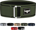 IBRO Quick Locking Premium Weight Lifting Belt - Back Support for Powerlifting, Cross Training & Gym Bodybuilding - 4 Inch Nylon Men and Women with Metal Buckle for Core Stability