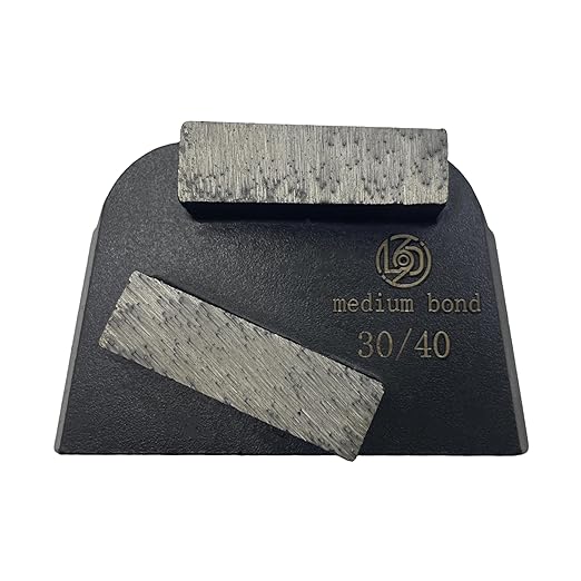 Concrete Floor Grinding Disc, Metal Bond Diamond Tooling for Concrete Preparation Thin Epoxy Remove, Compatible with Lavina Original Quick Change System Grinders, 30/40 Medium Bond, 9PCS