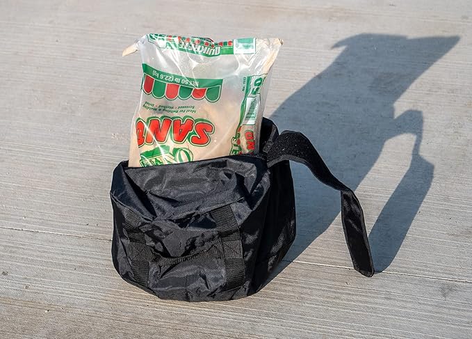 Hoop Helper 2 by Johnny World - Premium Sandbag Weight for Portable Basketball Hoops - Attractive, Secure Stability to Prevent Tipping and Enhance Safety - Ideal Alternative to Bricks & Rocks