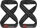 – Weight Lifting Straps Figure 8, Anti Slip Padded Wrist Support for Gym Workout Deadlift, Weightlifting, Powerlifting, Hand Bar Grip & Cross Training Strong Weightlifting Wrist Straps.