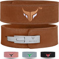 Mytra Fusion Weight Lifting Belt for Men and Women Gym Belt 10MM Thick and 4" wide 100% Genuine Leather Workout Belt for Weightlifting, Powerlifting, Gym, Training and Bodybuilding