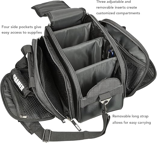 Cramer Tuf-Tek Kits for Athletic Trainers, Portable Athletic Training Kit for Team Travel, Bag Holds AT Supplies for Athlete Injuries, Storage for Tape, Scissors, and Ice Packs, Tuf-Tek Super