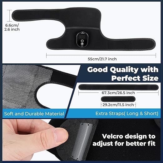 NORTHERN BROTHERS Knee Heating Pad to Keep Knee Warmers, Warm Heated Knee for Pain Relief, Portable Heated Knee Brace for Shoulder or Elbow