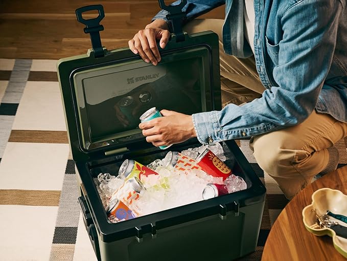 Stanley Adventure Outdoor Cooler | Heavy Duty Outdoor Camping Cooler with Easy Carry Handle | BPA-Free