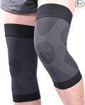 KEKING Orthopedic Brace for Tendinitis, Arthritis, ACL, MCL, Injury Recovery, Meniscus Tear, Knee Pain, Aching Knees, Patellar Tendonitis and Arthritis, Knee Compression Sleeves 2 Pack, Black S